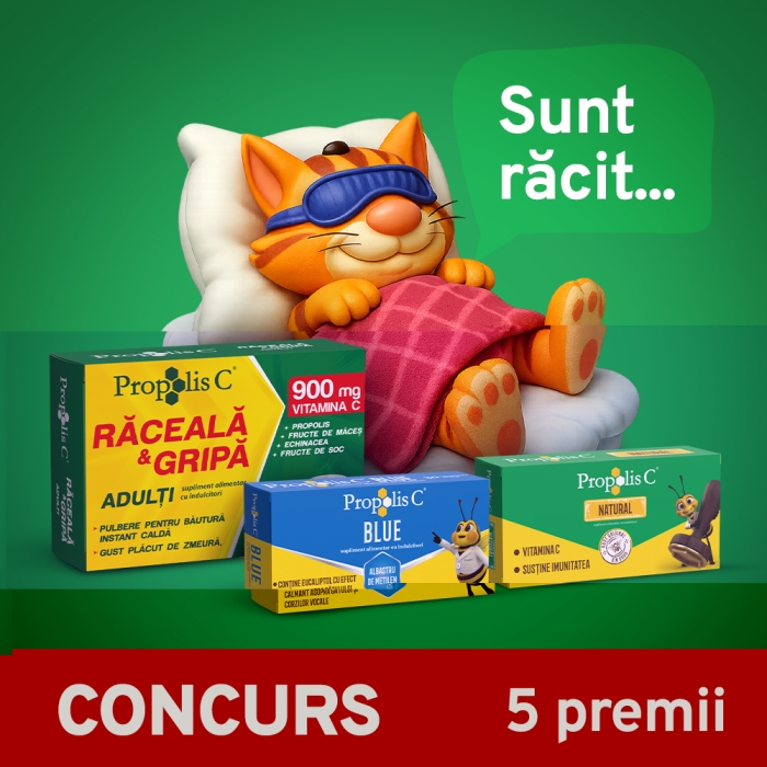 Regulamentul oficial concurs „Sunt răcit…”