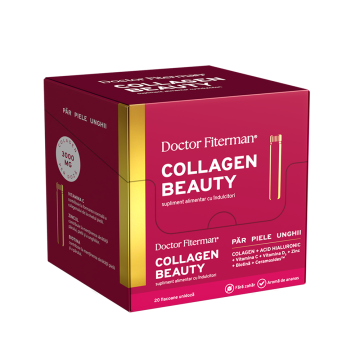 Doctor Fiterman Collagen Beauty soluție 20 fl. unidoză x 25 ml