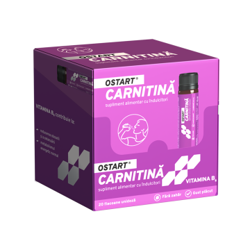 OSTART Carnitină soluție 20 fl unidoză x 25 ml