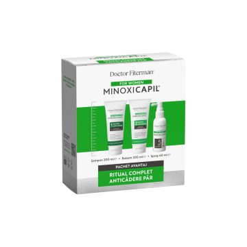 PACHET MINOXICAPIL (Women spray + Sampon + Balsam de par)