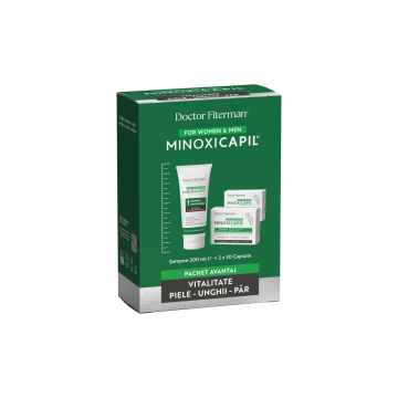 PACHET MINOXICAPIL (Sampon + 2 cutii Capsule)