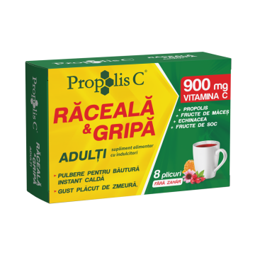 PROPOLIS C RACEALA si GRIPA ADULTI x 8 pl