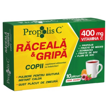 PROPOLIS C RĂCEALĂ și GRIPĂ COPII x 10 pl