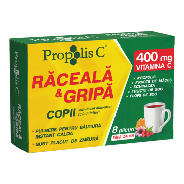 PROPOLIS C RACEALA si GRIPA COPII x 8 pl