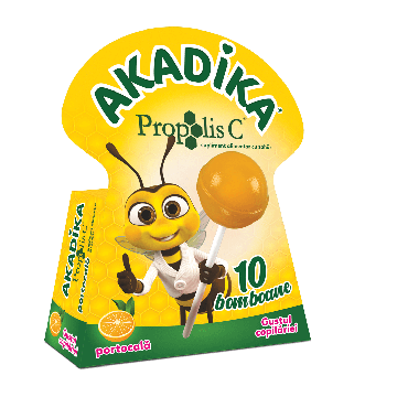 AKADIKA PROPOLIS C PORTOCALĂ x 10 acadele