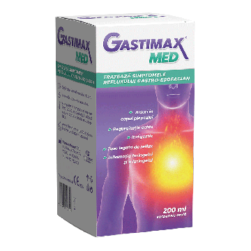 GASTIMAX MED suspensie orală x 200 ml