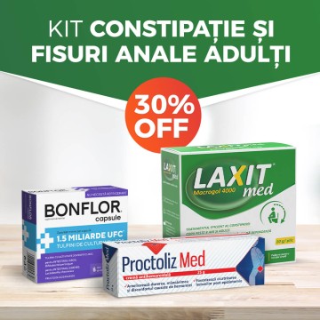 KIT Constipație și fisuri anale ADULȚI