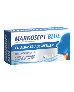 MARKOSEPT BLUE 3 bls x 10 comprimate pentru supt