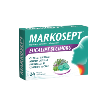 MARKOSEPT 2 bls x 12 pastile fără zahăr