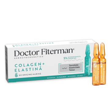 Doctor Fiterman COLAGEN + ELASTINĂ 10 fiole x 2 ml