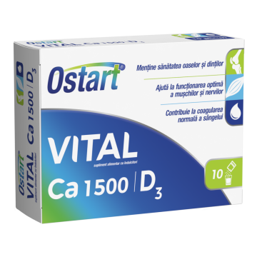 OSTART VITAL Ca 1500 + D3 x 10 pl