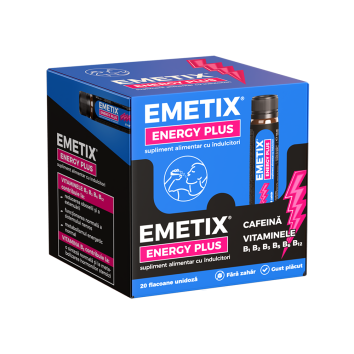 EMETIX Energy Plus soluție 20 fl. unidoză x 25 ml