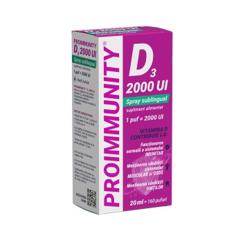 PROIMMUNITY D3 2000 UI spray sublingual x 20 ml
