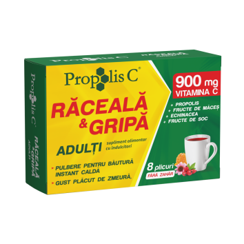 PROPOLIS C RACEALA si GRIPA ADULTI x 8 pl