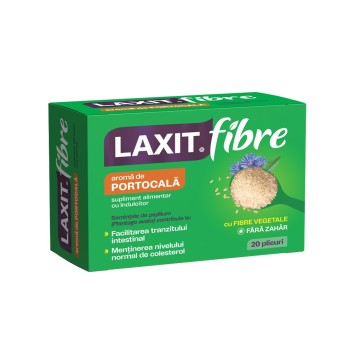LAXIT FIBRE aroma de portocala x 20 pl