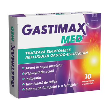 GASTIMAX MED 1 bls x 10 cpr masticabile