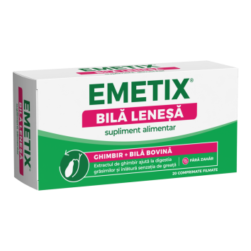 EMETIX BILA LENESA 2 bls x 10 cpr film gastrorezistente
