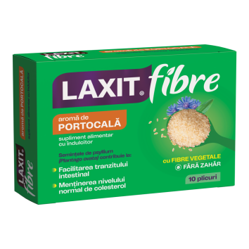 LAXIT FIBRE aroma de portocala x 10 pl