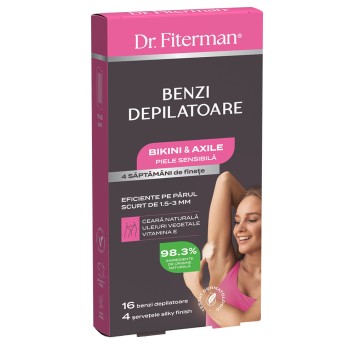 BENZI DEPILATOARE Bikini&Axile piele sensibila x 16 benzi