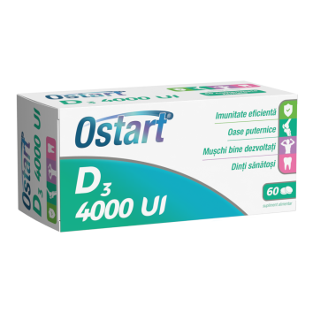 OSTART D3 4000 UI 6 bls x 10 cpr. film.