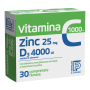 VITAMINA C 1000 +Zn 25 +D3 4000 3bls x 10cpr film
