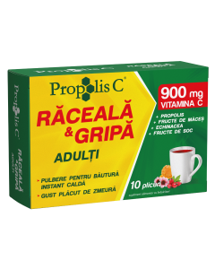 PROPOLIS C RĂCEALĂ și GRIPĂ ADULȚI x 10 pl