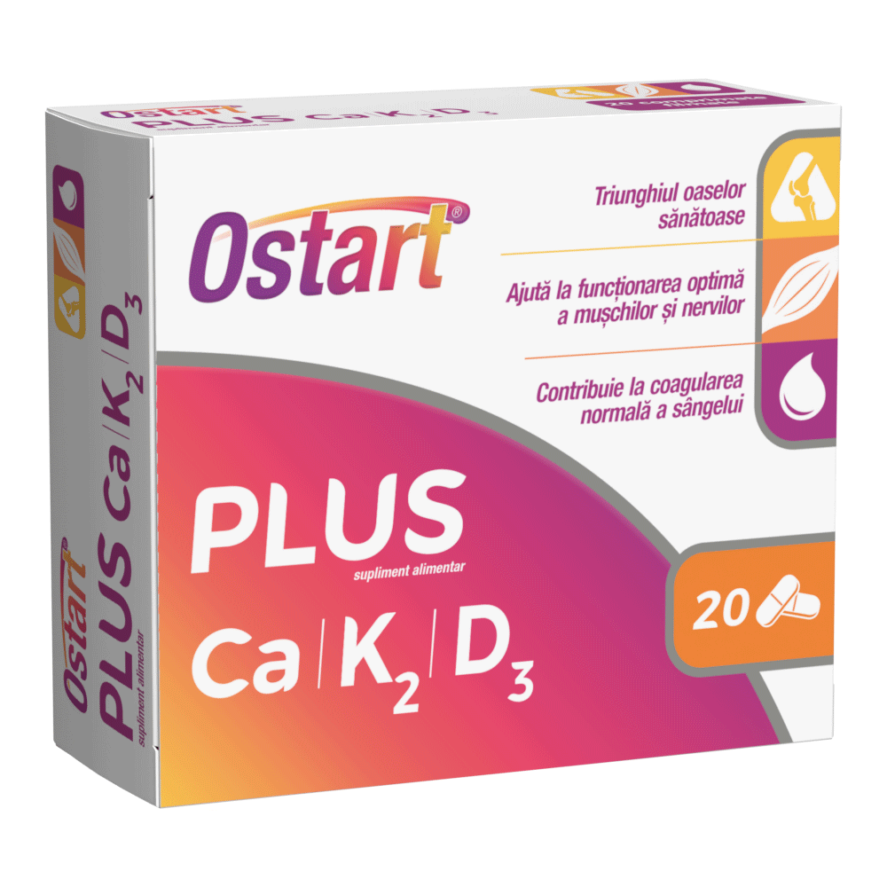OSTART PLUS Ca+K2+D3 2 bls x 10 cpr film