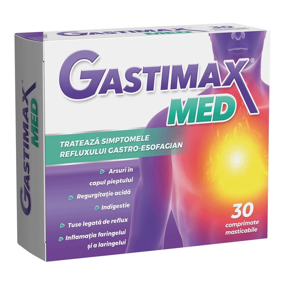 GASTIMAX MED 3 bls x 10 cpr masticabile