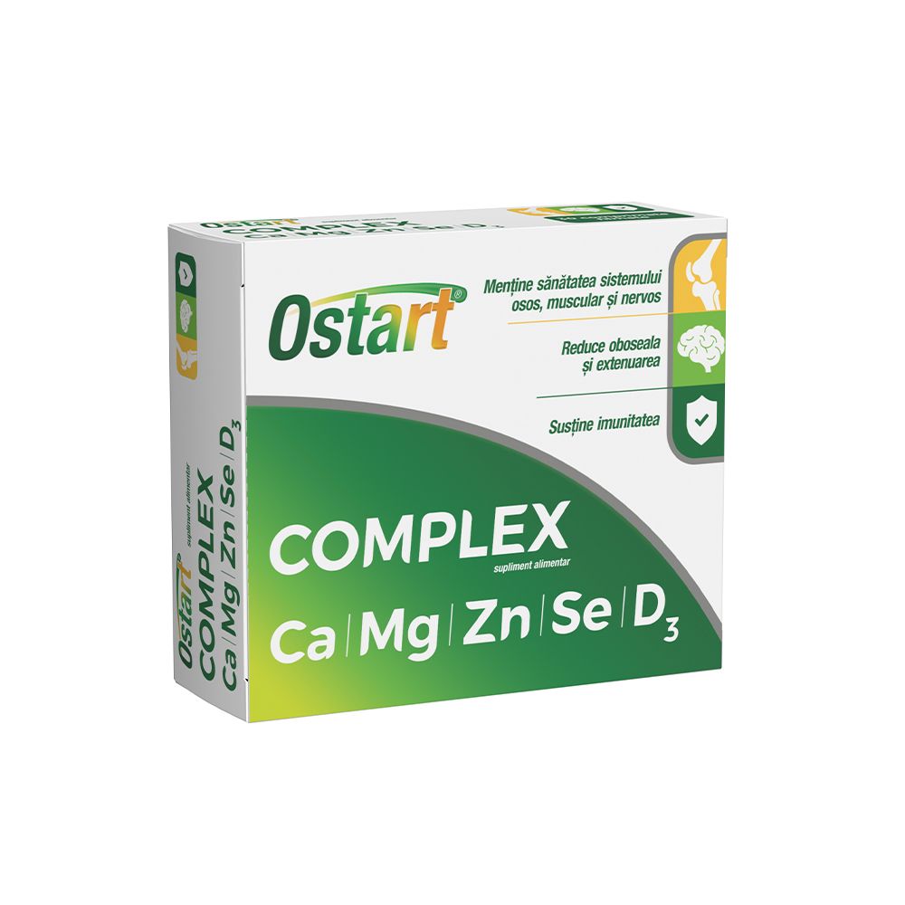 OSTART COMPLEX Ca+Mg+Zn+Se+D3 3 bls x 10 cpr film