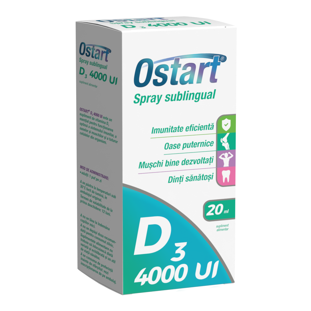 OSTART D3 4000 UI spray sublingual x 20 ml