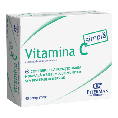 VITAMINA C (simpla) 180 mg 2 bls x 20 cpr