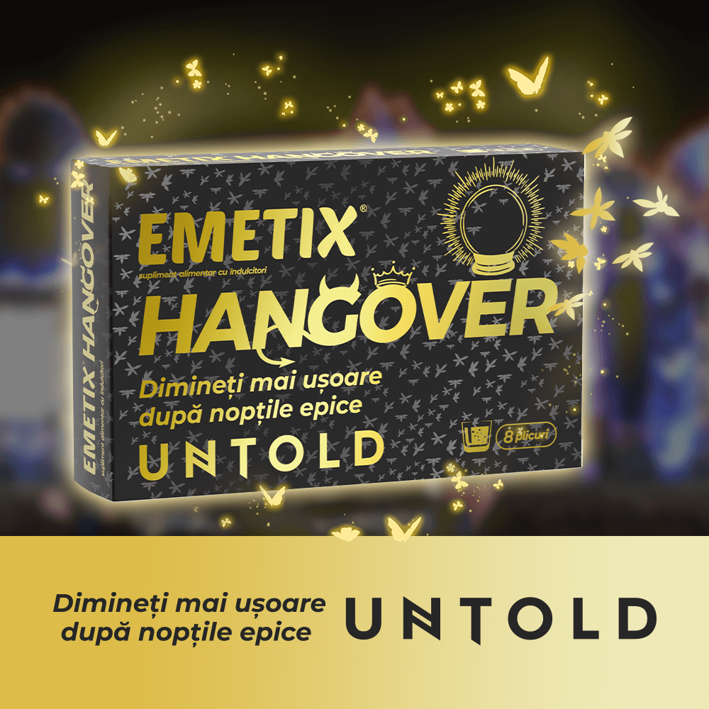 Pregateste-te pentru UNTOLD cu Emetix® Hangover